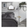 Image de Housse de couette - - CHARME - Chambray - Gris foncé Capucine - 240 x 220 cm