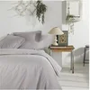 Image de Housse de couette - - CHARME - Chambray - Gris clair Constance - 240 x 220 cm
