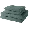 Image de 2 Serviettes de bain 50x90 + 2 Draps de bain 70x130 cm 100% Coton - Celadon