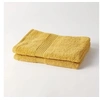 Image de Essential - Lot de 2 serviettes de toilette 50x90 cm 100% Coton coloris ocre