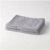 Image de Essential - Lot de 2 serviettes de toilette 50x90 cm 100% Coton coloris acier