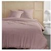 Image de Parure de lit - - 123667 - 2 personnes - 260x240cm - Gaze de coton unie - Rose des sables
