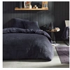 Image de Parure de lit - - Teddy - 2 personnes - 220 x 240 cm - Gris anthracite uni