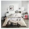 Image de Parure de lit - JAVA - 2 personnes - 240x220 cm - Coton - Imprimé Manga - Beige