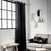 Image de Today Rideau à ?illets 140 x 240 cm Coton imprime Gold Is Black