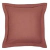 Image de Taie d'oreiller Essential - 63 x 63+5 cm - 100% Coton uni - Terracotta