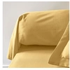 Image de Taie de traversin Essential - 45 x 185 cm - 100% Coton uni - Ocre