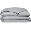 Image de Housse de couette Essential 140x200cm acier coton 57F