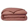 Image de Housse de couette Essential - 140 x 200 cm - 1 personne - 100% Coton uni - Terracotta