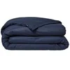 Image de Housse de couette Essential 220x240cm navy coton 57F