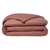 Image de Housse de couette Essential - 240 x 260 cm - 2 personnes - 100% Coton uni - Terracotta