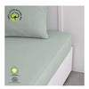 Image de Drap housse - - 160 x 200 cm + 30 cm - Coton - Organic Celadon