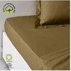 Image de Drap housse - - 180 x 200 cm + 30 cm - Coton - Organic Bronze