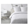 Image de Parure de lit en percale CHAUMONT - couette 240x260cm + 2 taies 63x63cm - Blanc