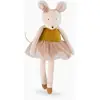 Image de Peluche - Petite souris or - La petite école de danse - 31 cm