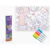 Image de Set en silicone à colorier + 5 feutres Les Toupitis