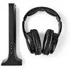Image de KOMELEC Casque Audio Sans Fil Rf Avec Socle De Recharge Noir