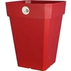 Image de Pot de fleurs Soleilla - Carré - 40 x 40 cm - Rouge