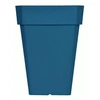 Image de Bac a fleurs carré SOLEILLA - Plastique - Hauteur 53 cm - Bleu