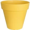 Image de Pot de fleurs SOLEILLA Rond - Plastique - D59 x H54 cm - 83L - Jaune
