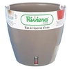 Image de Pot rond Eva New en plastique - Ø 46 cm - 49 L - Taupe