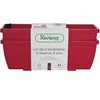 Image de Bac a fleurs EVA - Lot 2 jardinieres - Plastique - 57 cm - Rouge