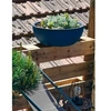 Image de Bac A Fleurs Rond Coupe Granit - Plastique - Diametre 40 Cm - Bleu