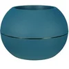 Image de Bac a fleurs rond GRANIT BOULE - Plastique - Diametre 50 cm - Bleu