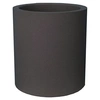 Image de - Pot en plastique rond aspect granit 40 cm gris