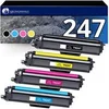 Image de 123CONSOMMABLES - TN247 - Toner Compatible pour Brother TN243CMYK TN-243CMYK TN 243 DCP-L3550CDW MFC-L3750CDW MFC-L3730CDN MFC-L3710CW MFC-L3770CDW