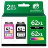 Image de Pack 2 Cartouches compatibles HP 62 XL