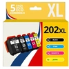 Image de 123CONSOMMABLES - 202XL - Pack cartouches d'encre Compatible avec Epson 202 XL 202XL pour imprimante Expression Premium XP6100 XP6005 XP6105 (pack de
