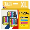 Image de 123CONSOMMABLES - T1295 - Cartouches Encre Compatible avec Epson T1295 pour Stylus SX525WD SX535WD SX425W SX230W Office BX635FWD BX305FW Workforce