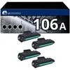 Image de Pack 4 Toners compatibles HP 106A noir