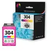 Image de 123CONSOMMABLES - 304 - Cartouches d'encre Compatible avec HP 304 Couleur pour Cartouche Encre 304 pour HP Deskjet 3760 2620 2625 2630 2635 2655 3700