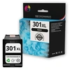 Image de 123CONSOMMABLES - 301 XL - Cartouches d'encre Remplacement pour Cartouche HP 301 Noir pour Encre HP 301XL pour Envy 4500 4502 5530 DeskJet 1000 1050