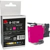 Image de UPrint B-521M - 8 ml - magenta - compatible - boîte de suspension - cartouche d'encre (alternative pour : Brother LC521M) - pour Brother DCP-J1260W,