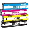 Image de Pack 4 Cartouches compatibles HP 970/971XL - 123CONSOMMABLES