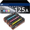 Image de 123CONSOMMABLES - 125A - Toner compatible avec HP 125A CB540A CB541A CB542A CB543A pour HP Laserjet CM1312 CP1215 CP1217 CP1510 CP1514 CP1515 CP1518