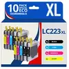 Image de 123CONSOMMABLES - LC223 - Cartouche d'encre pour Brother LC 223 223XL pour Brother MFC-J4420DW MFC-J4620DW MFC-J5720DW MFC-J480DW MFC-J4625DW