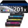 Image de Pack 4 toners compatible HP 201XL