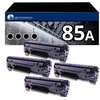 Image de Pack 4 Toners compatible HP 85A noir