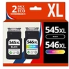 Image de 123CONSOMMABLES - PG545 CL546 - Cartouche d'encre Compatible avec Canon PG-545 CL-546XL Pack 2 pour TS3150-3151-3350 MX495-490 MG2450-2455-2550