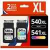 Image de 123CONSOMMABLES - PG-540 XL CL-541 XL - Pack pour cartouche Canon 540 541 XL - encre Canon 540 et 541 compatible imprimante Canon PIXMA MX475 MG3650