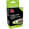 Image de H-62XL - Pack de 2 - noir, couleur (cyan, magenta, jaune) - compatible - remanufacturé - cartouche d'encre (alternative pour : HP 62XL) - pour HP
