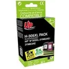 Image de UPrint H-305XL Pack - Pack de 2 - noir, couleur (cyan, magenta, jaune) - compatible - remanufacturé - cartouche d'encre (alternative pour : HP 305XL,