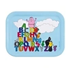 Image de Plateau Alphabet BARBAPAPA Paris Mélamine Multicolore