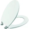 Image de Abattant WC laqué blanc BOLIVA - - 814063