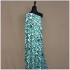 Image de Tissu viscose digital fleuri vendu au mètre(...) - Vert