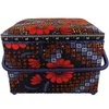 Image de Boîte à couture motif Fleurs - 20x20x11cm - Collection Les merveilles d'Alice(...) - 842 Fleurs